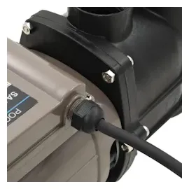 vidaXL Poolpumpe Schwarz 0,30 m x 0,45 m