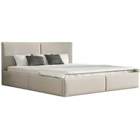 Fun Möbel Polsterbett Doppelbett BERGEN 180x200cm Stoff Magic Velvet