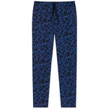 SCHIESSER Pyjamahose Mix & Relax schlaf-hose schlaf-hose pyjama blau 54