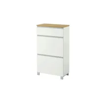 VOSS MÖBEL Salea 60 x 108 x 31 cm weiß / mit Schubladen, Soft Close