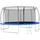 vidaXL Trampolin Set 460 cm inkl. Sicherheitsnetz blau