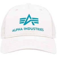 Alpha Industries Basic Trucker Cap Trucker Cap für Herren Jet Stream White