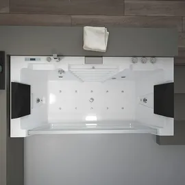 Tronitechnik MYKONOS Whirlpoolbadewanne 180 x 88 cm (UBA147ARA2V-01)