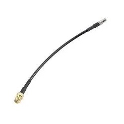 Panorama Antennas SMA-ts9, Male-Female SMA TS9 - 100 mm - schwarz