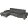 Set One by Musterring Ecksofa »SO 3400 Sitzhöhe 47cm oder 49cm, Sitztiefe verstellbar, B/T: 307/195cm« whlw. mit Funktion, Kaltschaum, in Cord, anthrazit, Sitzhöhe 47