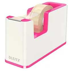 LEITZ Tischabroller WOW Duo Colour perlweiß/pink