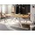 WFL GROUP Fatina 180 x 76 x 90 cm ausziehbar Eiche braun