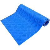 Bodenplane Für Pool & Pool Leiter Matte, 23 X 91cm Poolleiter Matte, Poolleitermatte Aus Gummi, Schutzmatte Für Poolleiter, Poolunterlage Mit Rutschfester Textur Für Schritte, Treppen, Leitern (blau)