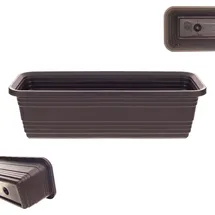 Kadax Blumenkasten 50 x 11,5 x 14,5 cm Braun