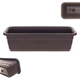 Kadax Blumenkasten 50 x 11,5 x 14,5 cm Braun