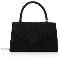 Swankyswans Jena Clutch Leather Black