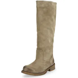 Stiefel FELMINI "Felmini Stiefel Leder", Damen, Gr. 37, grau, Leder, casual, Schuhe