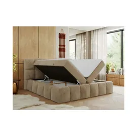 MKS Meble Boxbett mit Bettkasten ¦ beige ¦ Maße (cm): B: 174 H: 113