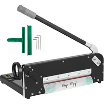 Vevor Papierschneider SG-299A4 Papierschneidemaschine 63,5 x 36,3 x 40,6 cm Papier Schneidegerät zum Schneiden von Papier Hebelschneider Pulverbeschichtung 45HRC Papierschneidegerät