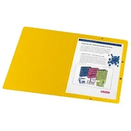 Herlitz Eckspanner easy orga DIN A4 gelb, 5 St.