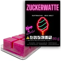 WonderWax Duftwachs WonderWax® Neon Duftwachs 6 Würfel, (Zuckerwatte), Duftrichtung: Zuckerwatte
