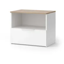 Vicco Kommode Wido 60 x 50 cm Weiß/Sonoma