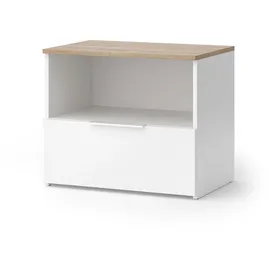 Vicco Kommode Wido 60 x 50 cm Weiß/Sonoma