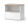Vicco Kommode Wido 60 x 50 cm Weiß/Sonoma