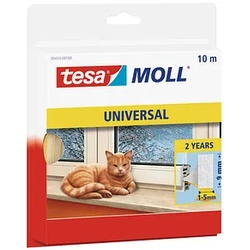 tesa tesamoll® UNIVERSAL Schaumstoff Fenster-Dichtungsband weiß 9,0 mm x 10,0 m 1 St.