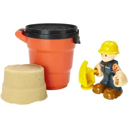 Fisher Price - Spielfigur - Bob der Baumeister mit Sand und Eimer