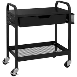HOMCOM Rollwagen Kunststoff, Stahl