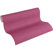 A.S. Création Livingwalls Vliestapete Neue Bude 2.0 Tapete Uni 10,05 m x 0,53 m rosa rot lila Made in Germany 362065 36206-5