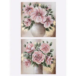 Gemälde HEINE HOME, rosa (rose), B:40cm H:40cm T:2,5cm, Bilder