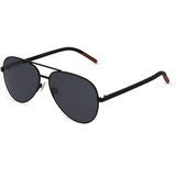 Tommy Hilfiger TJ 0008/S Unisex-Sonnenbrille, Schwarz