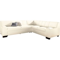 Domo Collection Ecksofa »Norma Top L-Form«, wahlweise mit Bettfunktion, beige