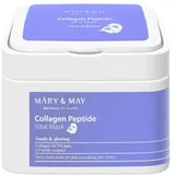 mary & may Collagen Peptide Vital Mask Tuchmasken-Set mit Antifalten-Effekt 30 St.