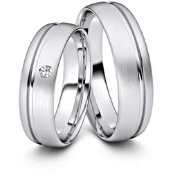 Trauringe Augsburg 750er Weiflgold - 6733