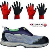 Cofra Sicherheitsschuhe New Sky S1 P SRC inklusive 2 Paar Arbeitshandschuhe Größe 9 & 10 (Größe 41) - 41