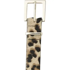 STREET ONE Damengürtel Leder beige/schwarz 90
