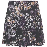 VIVANCE Hosenrock Damen Floral Lila/Schwarz 38