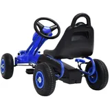 vidaXL Pedal Go-Kart blau (NA)