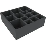 VARIA Group AFGJ090BO - 285 mm x 285 mm x 90 mm Schaumstoffeinlage für Brettspiele