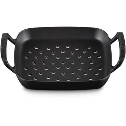 Le Creuset Grillkorb quadratisch BBQ Outdoor aus Gusseisen 30 cm