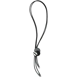 Lange Kette FIRETTI "mehrreihiges Design mit Kreisen", schwarz-weiß (metallfarben, schwarz, weiß), Halsketten, Damen, Metall-Polyester-Polyurethan, L: 104cm, Metall, Polyester, Polyurethan