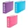 Livepac-Office 3x Bankordner / 140x250mm / für Kontoauszüge / je 1x hellblau, lila, pink