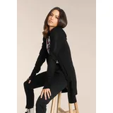 TAMARIS Strickjacke mit Kapuze Schwarz S