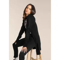 TAMARIS Strickjacke mit Kapuze Schwarz S