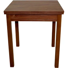 Hofmann Living And More Essgruppe "3tlg. Tischgruppe", schwarz (nussbaum, nachbildung, schwarz, nussbaum, nachbildung), B:45cm H:95cm T:48cm, FSC-zertifiziertes Massivholz, HOFMANN LIVING AND MORE, Sitzmöbel-Sets, Essgruppe, Stühle montiert