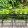 Relaxdays Bierbank 100 x 42 x 25 cm Schwarz