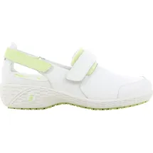 Safety Jogger Samantha OB weiß/grün, Gr. 39, Damenschuh für Gastronomie, Lebensmittel, Medizin und Gesundheitswesen, Reinigung, - 39