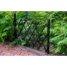 Dobar Faltbares Rankgitter Gr. S 110 x 80 cm Schwarz