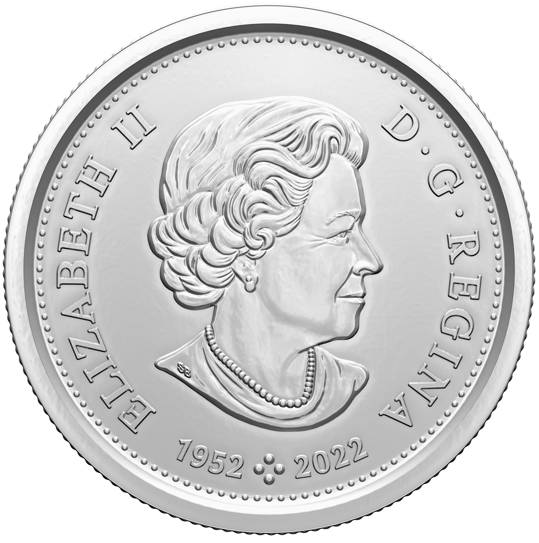 50-Cent-Kursmünze zum Gedenken an "Queen Elizabeth II."