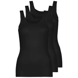Pompadour Achselhemd 3 St. Schwarz 38