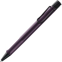 Lamy safari violet blackberry Kugelschreiber - zeitlos klassicher Kuli mit ergonomischem Griff & robustem ASA-Kunststoff - inkl. Großraummine M 16 in Strichbreite M in schwarz