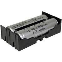 MPD BK-18650-PC4 Batteriehalter 2x 18650 Durchsteckmontage THT (L x B x H) 77.7 x 40.21 x 21.54mm